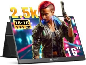 16″ Portable Gaming Monitor 2.5K 144Hz, 2560×1600...