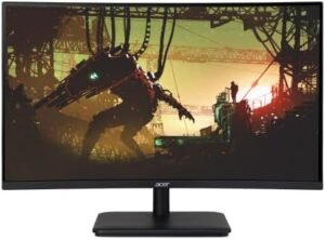 Acer ED270R Sbiipx 27″ 1500R Curved Zero-Frame Full HD (1920 x 1080) Gaming Monitor with AMD FreeSync Technology | 165Hz | 5ms (G to G) | Display Port & 2 x HDMI 1.4 Ports