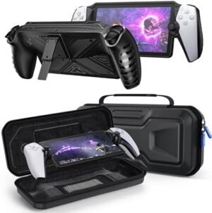 Carrying Case Protective Case cover for Playstation Portal Accessories Kit Black