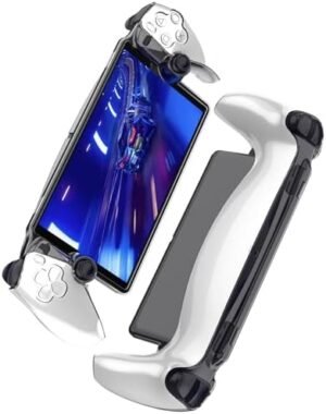 Case for Sony Playstation Portal 2023,Comfortable Ergonomic Non-Slip Grip,Hard PC Shockproof Anti-Scratch,Anti Yellowing Protective Case for Sony Playstation PS5 Portal,Clear