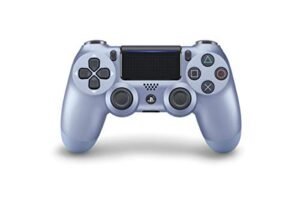 DualShock 4 Wireless Controller for PlayStation 4 – Titanium Blue (Renewed)