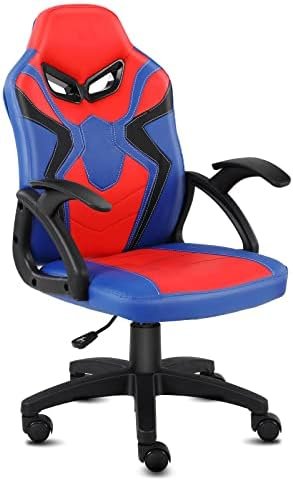 Gaming Chair for Kids Boys Girls High Back Ergonomic Swivel Racing Computer Chair, Height Adjustable, Blue