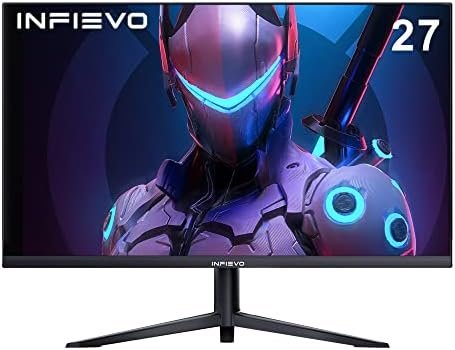 Gaming Monitor 27 Inch QHD 1440P Computer Monitor 165Hz VA 1ms Built-in Speakers, FreeSync, Ultra-Thin PC Monitor, VESA Compatible, Tilt Adjustable, Liftable Stand, Eye Care, HDMI X2 /DP