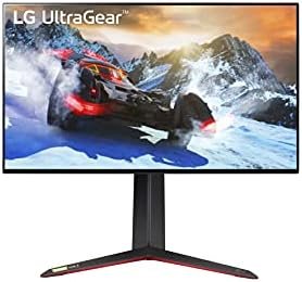 LG 27GP950-B 27” Ultragear UHD (3840 x 2160) Nano IPS Gaming Monitor w/1ms Response Time, 144Hz Refresh Rate, NVIDIA G-SYNC Compatible & AMD FreeSync Pro, DCI-P3 98% VD HDR 600, Black