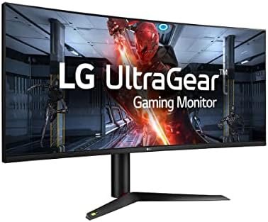 LG 38GL950G-B 38 Inch QHD Ultra Wide 1440p UltraGear Nano IPS 1ms Curved Gaming Monitor with 144HZ Refresh Rate and NVIDIA G-SYNC, Black