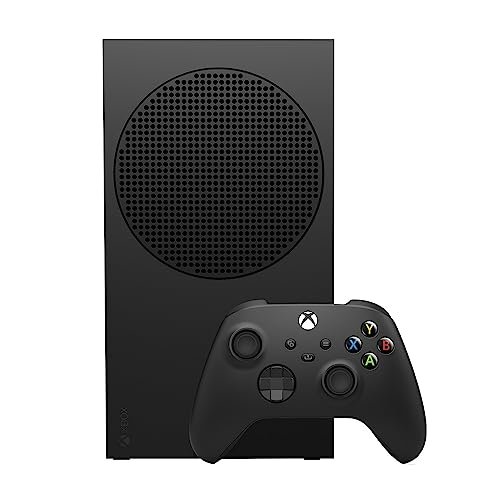 Microsoft Xbox Series S 1TB SSD Console Carbon Black – Includes Xbox Wireless Controller – Up to 120 frames per second – 10GB RAM 1TB SSD – Experience high dynamic range – Xbox Velocity Architecture