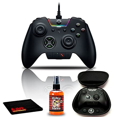 Razer Wolverine Ultimate Wired Gaming Controller (Black) Bundle with 6Ave Cleaning Kit – For PC, Xbox One, and Xbox Series X