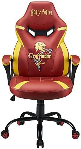 SUBSONIC Harry Potter – Junior Gamer Chair Gryffindor – Gaming Office Chair for Children and Teens- Official License