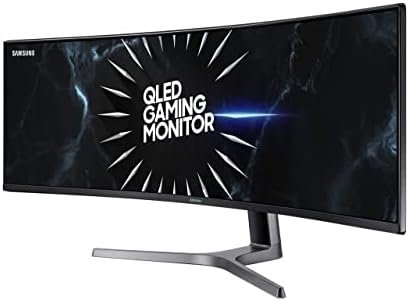 Samsung Double QHD CRG9 Series 49-Inch Curved Gaming Monitor (LC49RG90SSNXZA), Black (Renewed)