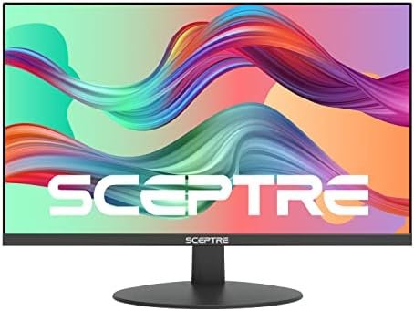 Sceptre IPS 27″ LED Gaming Monitor 1920 x 1080p 75Hz 99% sRGB 320 Lux HDMI x2 VGA Build-in Speakers, FPS-RTS Machine Black (E278W-FPT series)