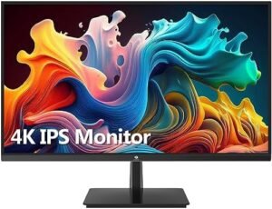 Z-Edge 4K Monitor, 28inch IPS Monitor Ultra HD 3840×2160 IPS Gaming Monitor, 300 cd/m², 60Hz Refresh Rate, 4ms Response Time, Built-in Speakers, U28I4K FreeSync Technology