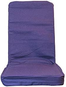 BackJack BJI Original BackJack-Made in The USA- Extra Large Tough Duck Purple Lightweight Floor Seating Chair for Gaming, Families, Parents, Daycare, Back Support, Reading, Yoga, Meditation, School