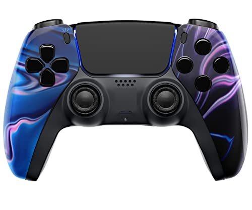 MODDEDZONE Wireless Controller for PS5 with Exclusive and Unique Designs Compatible with PlayStation 5 and PC – The Ideal Christmas Gift for Gaming Enthusiasts – Expertly Crafted in USA Chaos