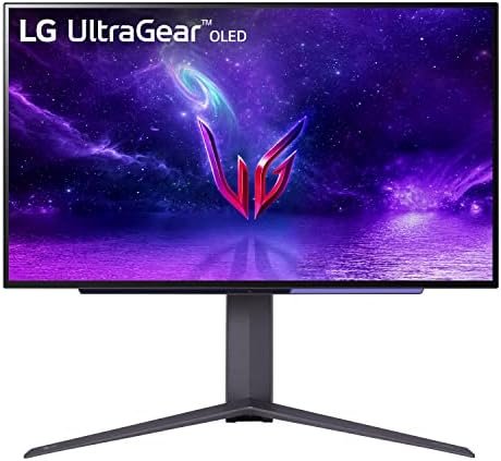 LG 27″ Ultragear™ OLED QHD Gaming Monitor with 240Hz .03ms GtG & nVIDIA® G-SYNC® Compatible (Renewed), Black