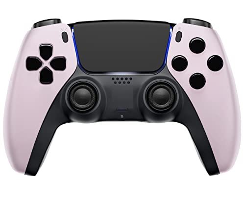 MODDEDZONE Wireless Controller for PS5 with Exclusive and Unique Designs Compatible with PlayStation 5 and PC – The Ideal Christmas Gift for Gaming Enthusiasts – Expertly Crafted in USA(Soft Sakura)