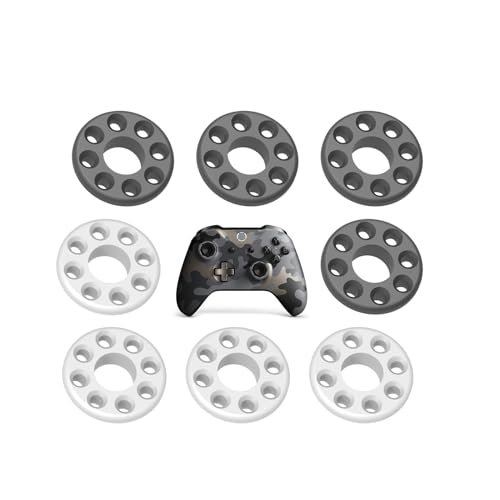 8PCS Precision Rings/Aim Assist Motion Control Rings Compatible with Playstation 4( PS4 ),PS5,Xbox One,Xbox Series X/S,Turtle Beach,SteelSeries Joystick Restrictor Rings,Controllers Accessories