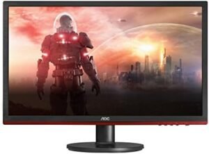 AOC G2260VWQ6 21.5in Gaming Monitor FHD 1920×1080, 1ms, FreeSync 75Hz, Anti-Blue Light, FlickerFree, DisplayPort/HDMI/VGA, VESA (Renewed)