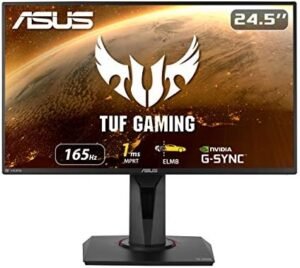 ASUS TUF Gaming 24.5″ 1080P Monitor (VG259QR) – Full HD, 165Hz (RENEWED)