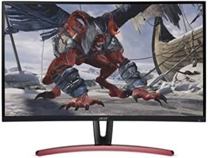 Acer ED273UR Pbidpx 27-inch Curved WQHD (2560 x 1440) 144Hz Gaming Monitor with AMD Radeon FreeSync Technology (Display Port, HDMI & DVI Ports)