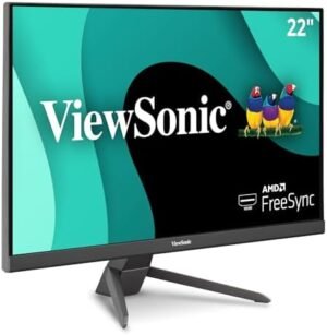 ViewSonic VX2267-MHD 22 Inch 1080p Gaming Monitor with 100Hz, 1ms, Ultra-Thin Bezels, FreeSync, Eye Care, HDMI, VGA, and DP (Renewed)