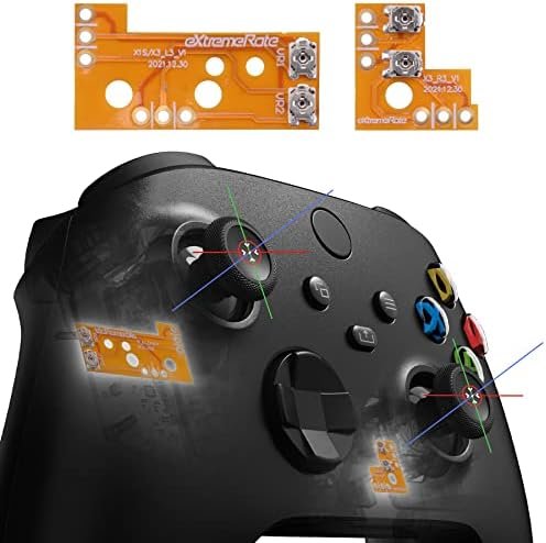 eXtremeRate Thumbsticks Drift Fix Kit for Xbox Series X & S Controller, Custom Accessories Analog Stick Drift Repair Board for Xbox Core Controller, for Xbox One Elite Wireless Controller