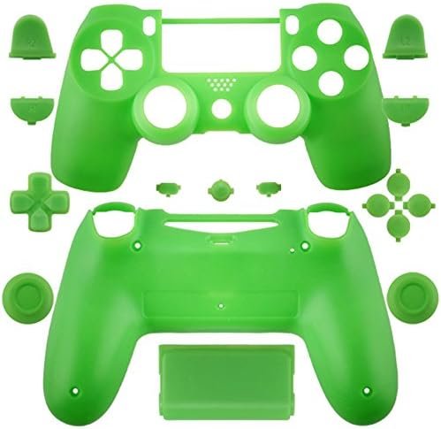 Full Housing Shell Case Cover with Buttons for PS4 for Sony Playstation 4 Wireless Controller – Green