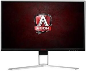 AOC Agon AG271QX 27″ Gaming Monitor, QHD 2560×1440, FreeSync, 144Hz, 1ms, DisplayPort/HDMI/DVI-D/VGA, QuickSwitch keypad, VESA (Renewed)