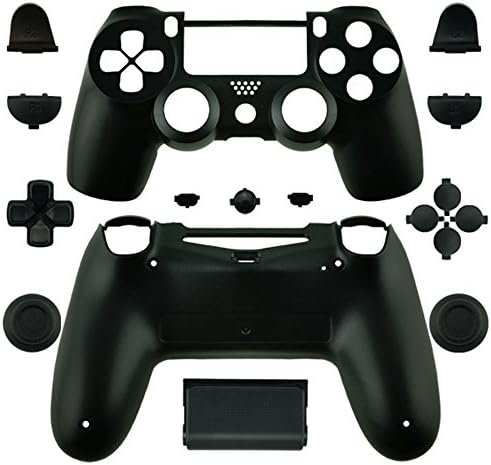 Full Housing Shell Case Cover with Buttons for PS4 for Sony Playstation 4 Wireless Controller – Black