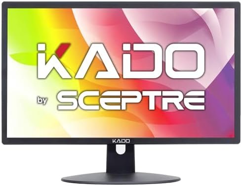 Kado 22″ 1920×1080 Computer Monitor 75Hz VESA Mount VGA HDMI Office Gaming Built-in Speakers (E22 Series)