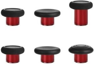 Swap Thumbsticks for Elite Series 2 Core Controller – Metal Buttons Accessories for Xbox Elite Series 2 Controllers (Red)