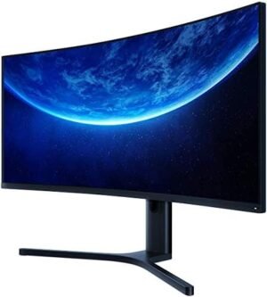 Xiaomi Mi Curved Gaming Monitor 34 Inch with AMD FreeSyncPremium (WQHD 3.440 x 1.440, 21:9, 144Hz, 4ms, 300lm, 121% sRGB, 2 HDMI, 2 Display Port, Audio Out, TUV Certified Blue Light Reduction)