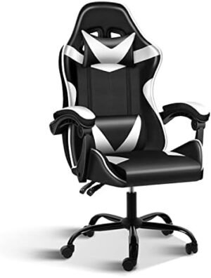 YSSOA Gaming Chair, Big and Tall Gamer Chair, Racing Style Adjustable Swivel Office Chair, Ergonomic Video Game Chairs with Headrest and Lumbar Support