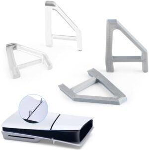 YWLRONG 4Pcs for PS5 Slim Stand Console Bracket Holder...