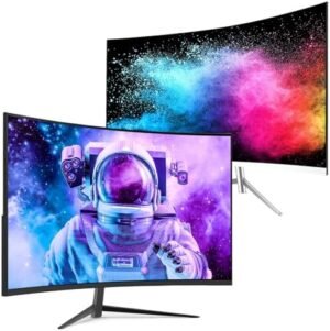 Z-Edge Curved Gaming Monitor Bundle [24-inch and 27-inch 2 Pack] 165Hz(UG27Q)/75Hz(U24C) Refresh Rate,1080P(U24C)/1440P(UG27Q) Gaming Monitor AMD Freesync