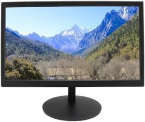 20 inch Gaming Monitor, 1600 x 900 Full HD, 60Hz Refresh Rate, Ultra Thin LED Monitor with, VGA, VESA Mounting, for PC Laptop Computer (US Plug 100‑240V)