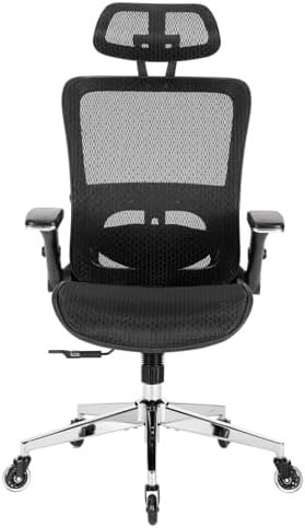 Arm Chair, Office Chairs, with Wheels and Adjustable Headrest, Comfortable Reclining Swivel Chair, Home Executive Desk Chair, Multiple Functional Computer Gaming Chair