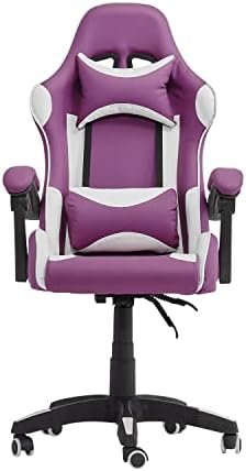 CorLiving Ravagers Gaming Chair (Purple/White)