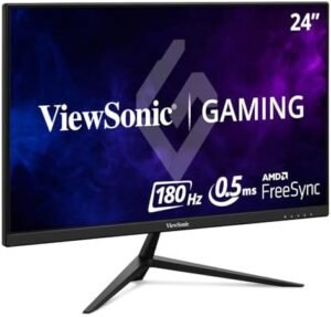 ViewSonic VX2428A 24 Inch 1080p 0.5ms 180Hz IPS Gaming Monitor with FreeSync, HDMI 1.4, and DisplayPort Inputs