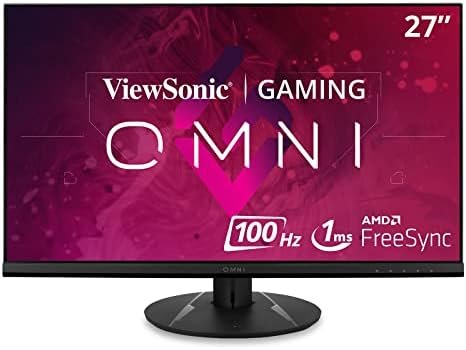 ViewSonic VX2716 27 Inch 1080p 1ms 100Hz Gaming Monitor with IPS Panel, AMD FreeSync, Eye Care, HDMI and DisplayPort(Renewed)