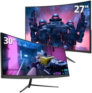 Z-Edge Curved Gaming Monitor Bundle [27-inch and 30-inch 2 Pack] 240Hz(UG27P)/200Hz(UG30) Refresh Rate, 1ms MPRT, FHD 1080P(UG27P)/WFHD 2560 * 1080P(UG30) Gaming Monitor AMD Freesync Premium