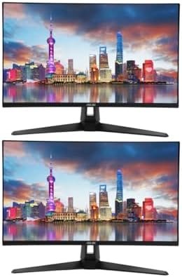 ASUS TUF VG32AQA1A 32-inch 2560 x 1440 2K QHD 170 Hz 1 ms LCD Gaming Monitor, 2-Pack Bundle with Extreme Low Motion Blur, Eye Care, FreeSync Premium, DisplayPort, HDMI, Integrated Speakers