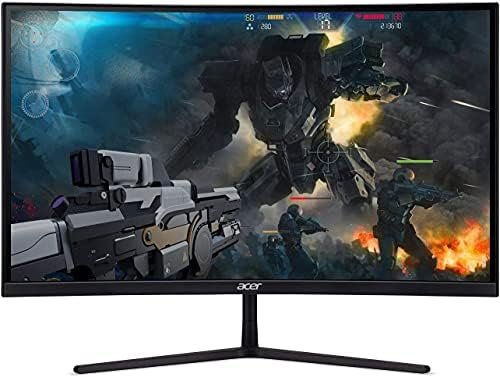 Acer Pbmiiipx 27″ 1500R Curved WQHD (2560 x 1440) VA Gaming Monitor | AMD Radeon FreeSync2 HDR Technology | DCI-P3 | VESA Certified DisplayHDR400 | 4ms Response Time | Black | with Mouse Pad Bundle