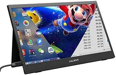 Lilliput UMTC-1400 Portable Ultrathin 14 inch Touch Screen USB Type C Gaming Monitor for PS4 Laptop Phone Xbox Switch Pc