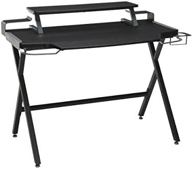 RESPAWN RSP-1000 Gaming Computer Desk, 23.625″ D x 42″ W x 34.625″ H, Gray