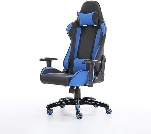 Ergonomic Gaming Chair for Heavy People with Adjustable Lumbar Support and 360° Swivel Seat Breathable Leather Computer Desk Chair for Adults with Interesting Video Game Design