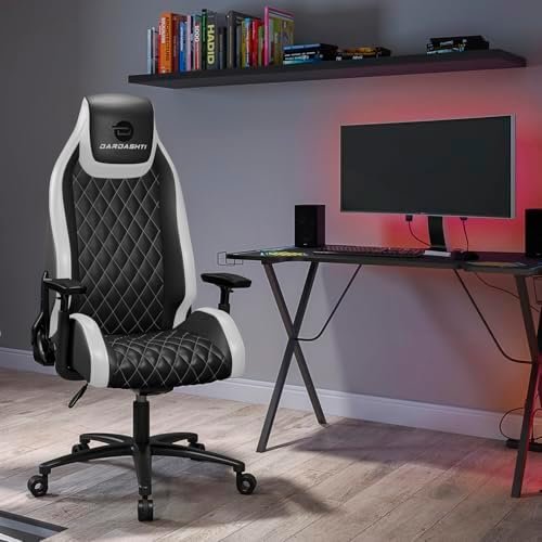 Next-Gen Ergonomic Gaming Chair with Built-in Head & Lumbar Support, 8-Way Adjustable Armrests, Multi-Tilt & Steel Frame