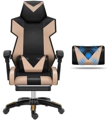 Swivel Video Game Chair with Ergonomic Design, Reclining...