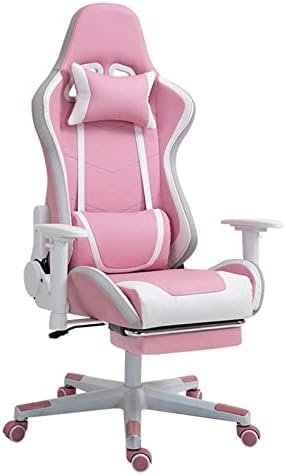 Computer Chair Pink Gaming Chair Cute Cartoon Computer Armchair Office Chair Home Gaming Swivel Chair Soft Chair Lift Adjustable Chair