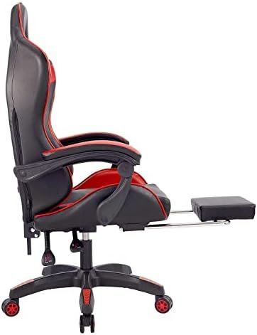 HKYH Computer Gaming Chair Ergonomic Design with Wheels Lumbar Massage Footrest HilariousM Gaming Chairs Computer Chairs Game Chair Video Game Chairs Computer Desk Chair